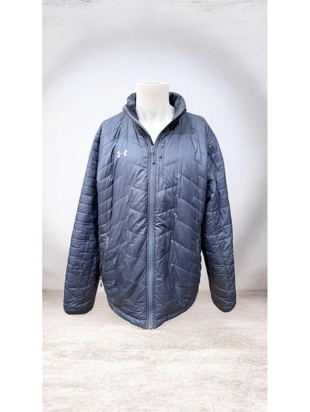 Under Armour Storm Cold Gear Men's Quilted BlackJacket Michelob Ultra Embroide
